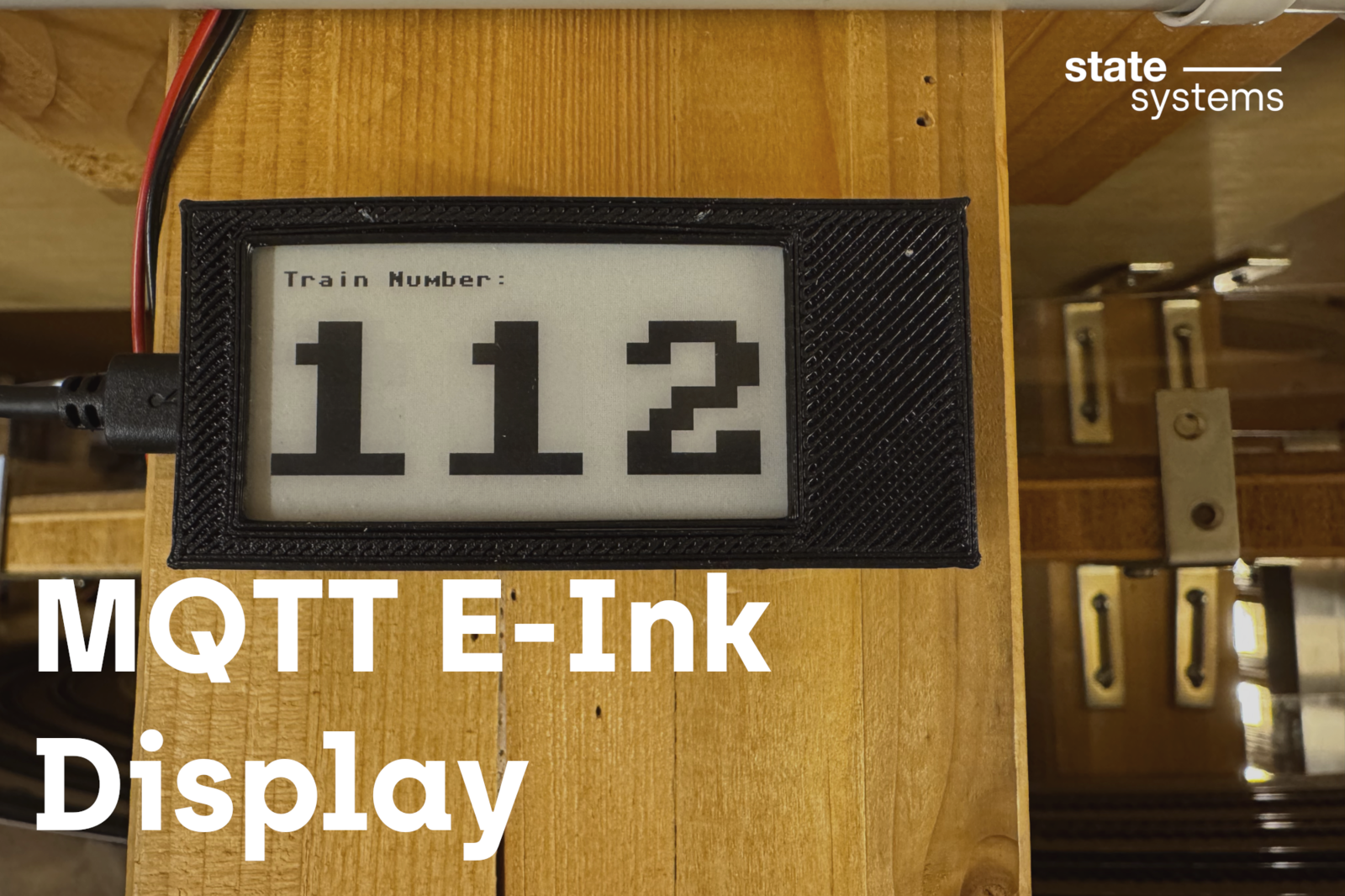 E-Ink Train Schedule Display